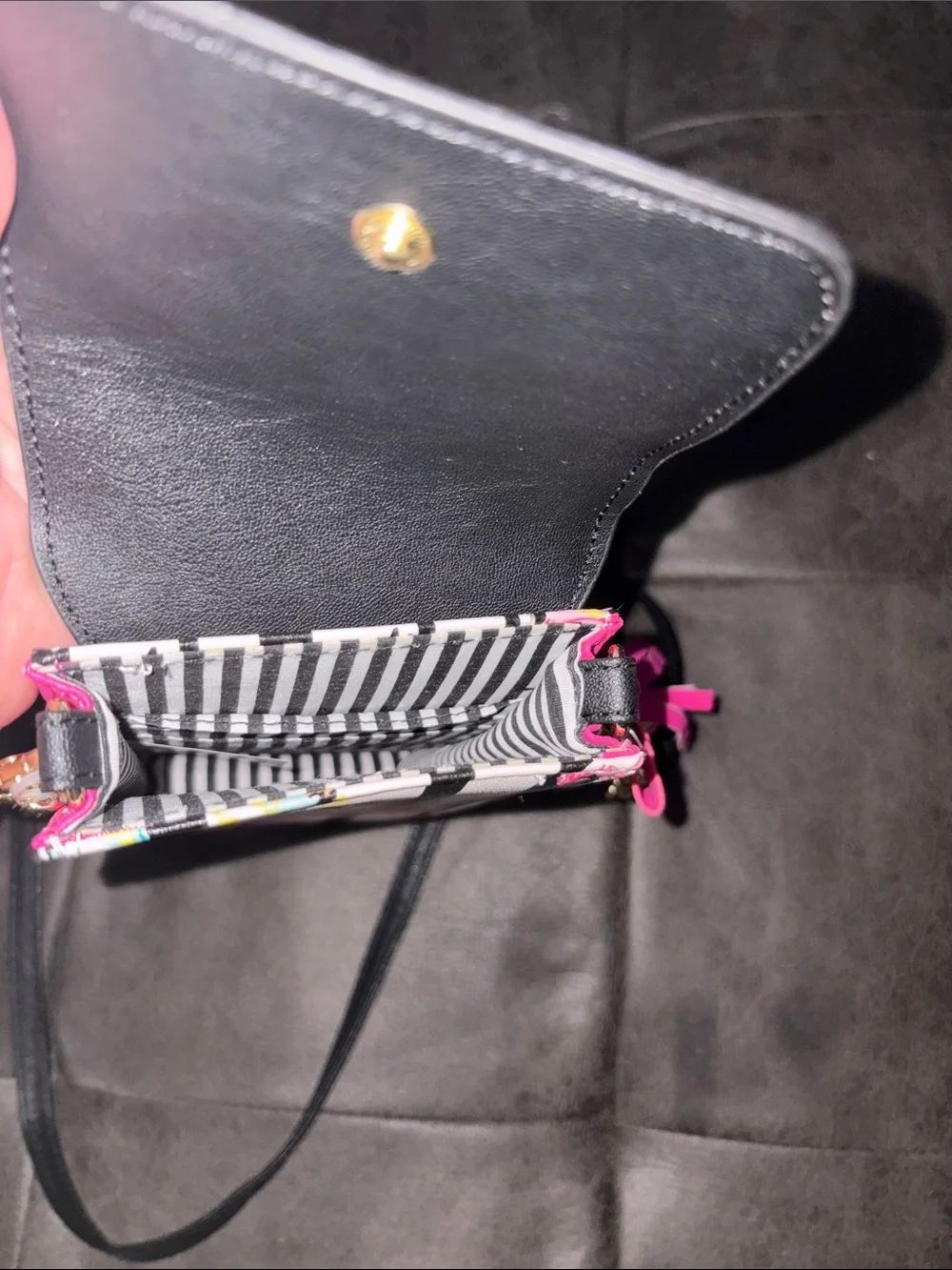 Betsey Johnson compact crossbody